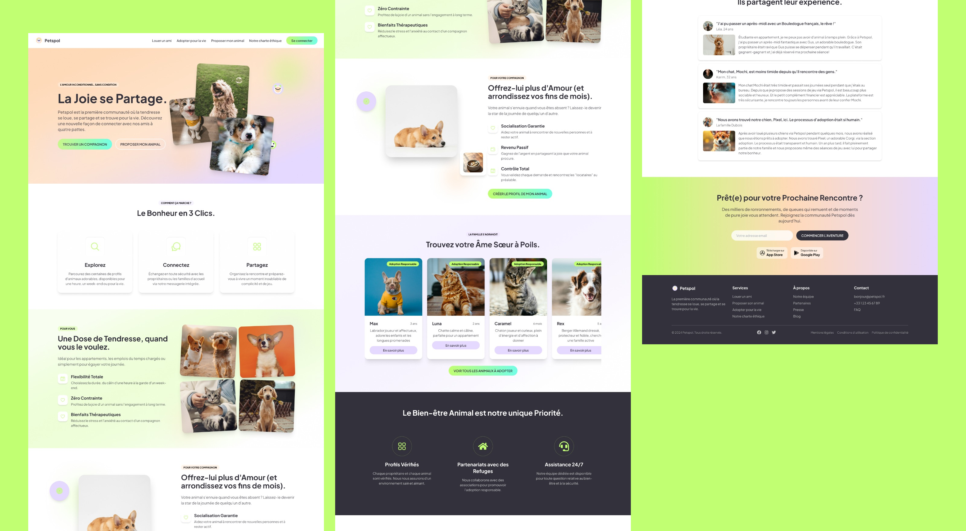 Petspal — plateforme communautaire de mise en relation pour animaux de compagnie